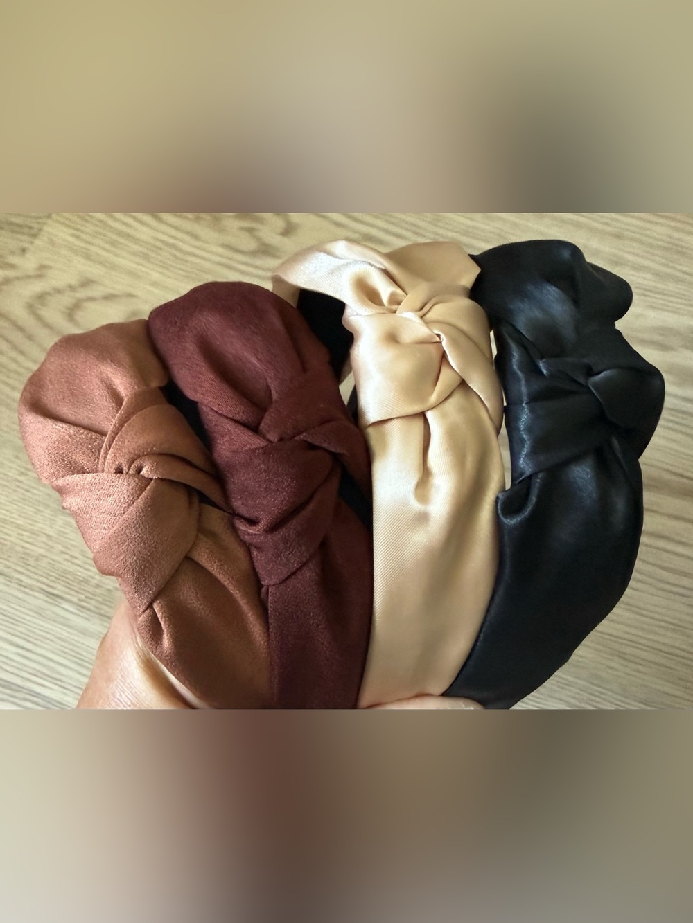 Satin and Pearl Knotted Headbands - Bundle of 9 - Picture 3 of 3